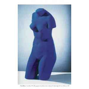 Click para ampliar. Pulsa en el nombre para ver la ficha. venus bleue.Yves Klein
